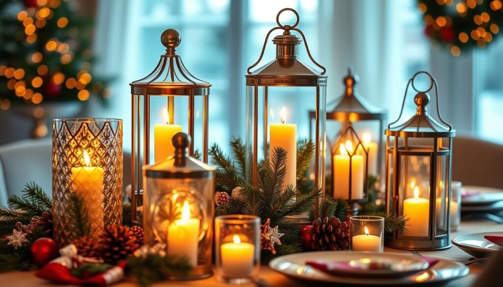 elegant lantern centerpieces