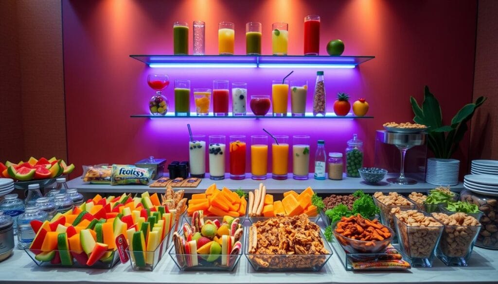 energizing snack station ideas