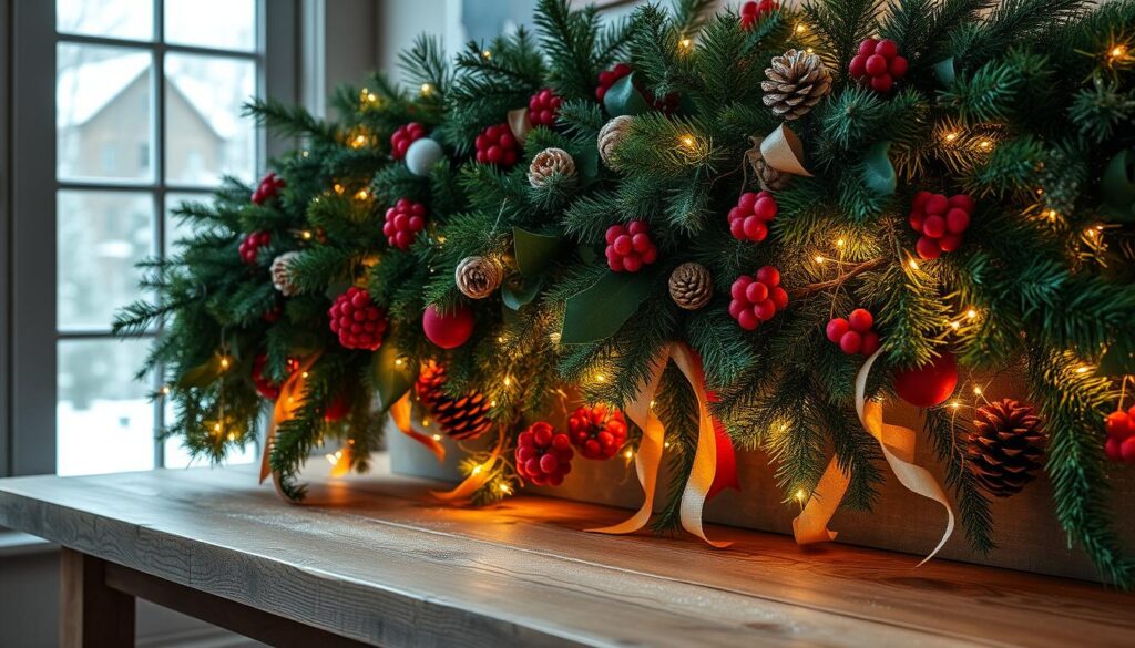 evergreen holiday greenery arrangements