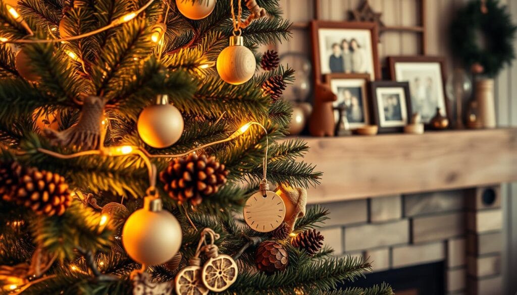 farmhouse Christmas tree decor