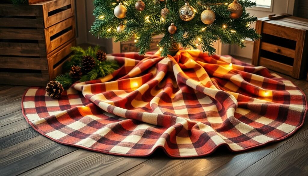 farmhouse Christmas tree skirts