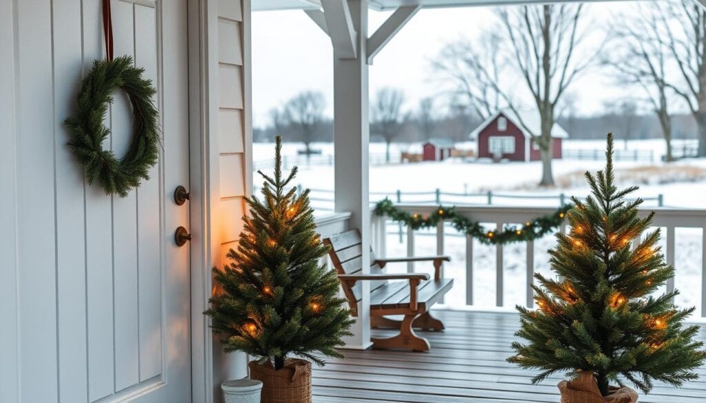 farmhouse minimalist holiday decor