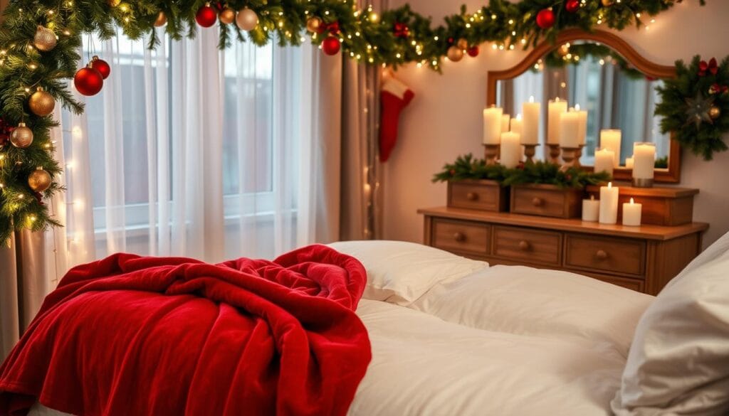 festive bedroom decorations