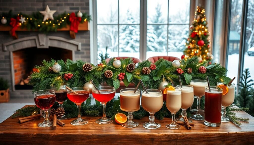 festive drink stations
