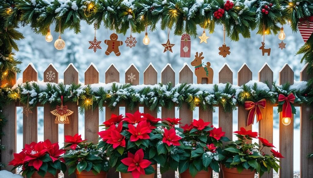 festive fence decor ideas