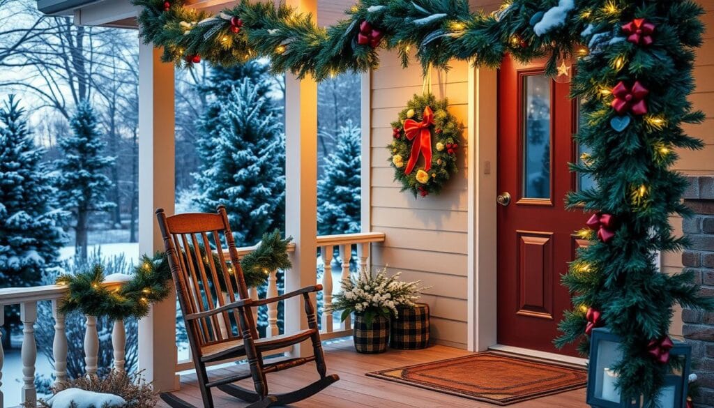 festive front porch design