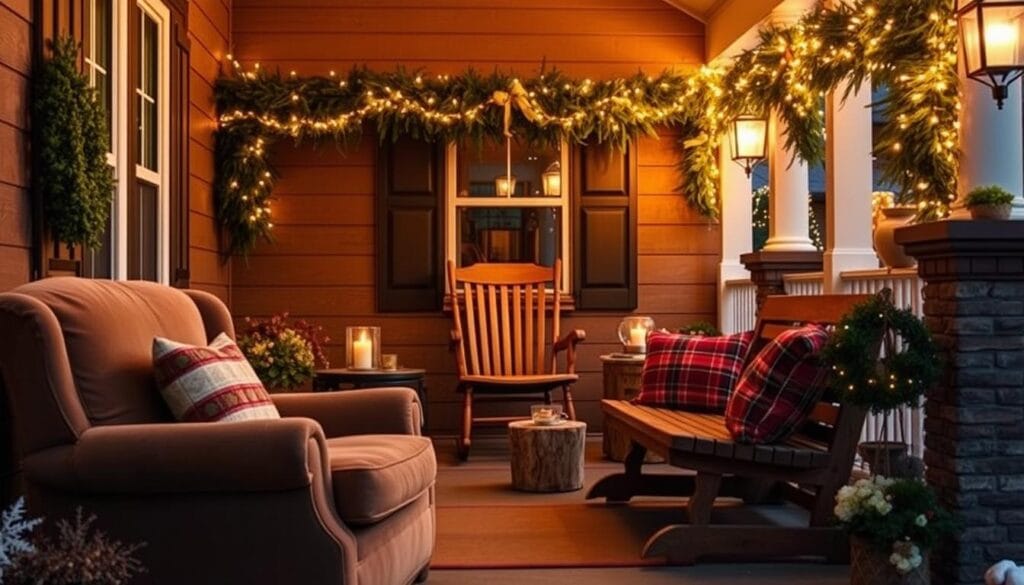 festive front porch design