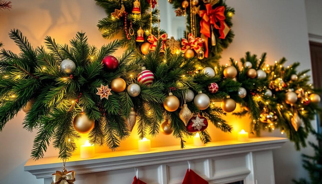 festive garland displays