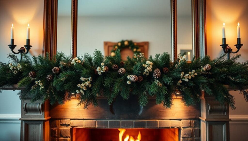 festive hearth design