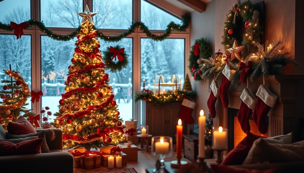 festive holiday decorating themes