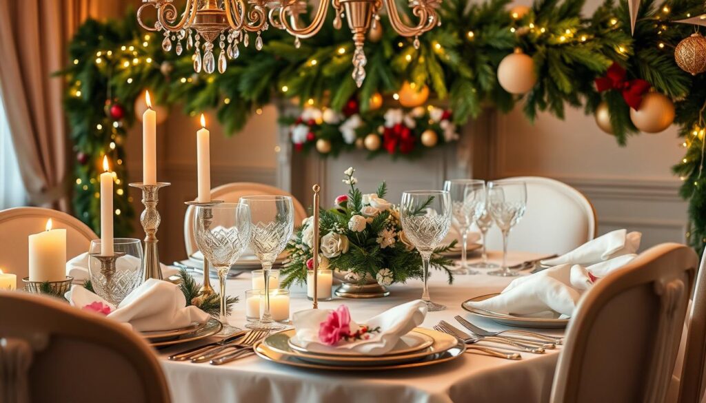 festive holiday table settings