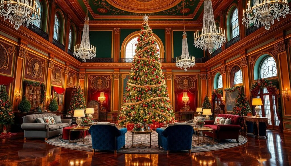 festive interior design color schemes