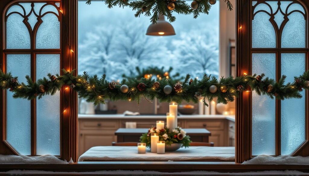 festive window design