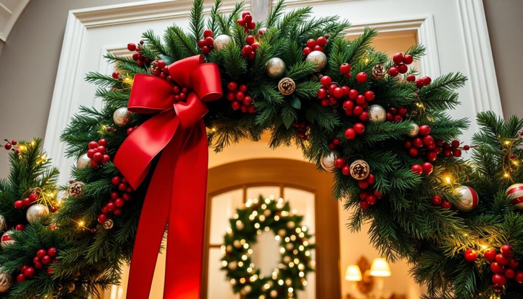 festive wreath decor
