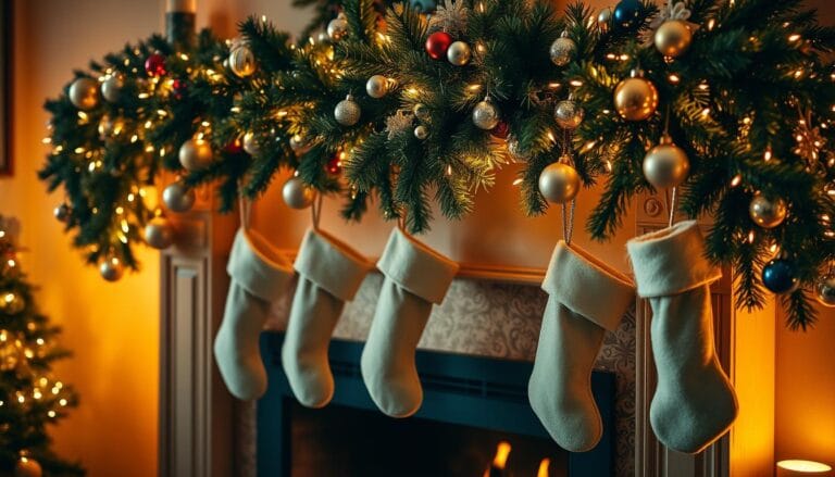 fireplace christmas decor ideas
