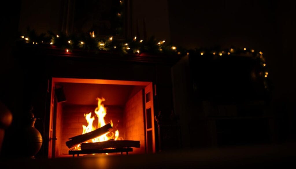 fireplace lighting techniques