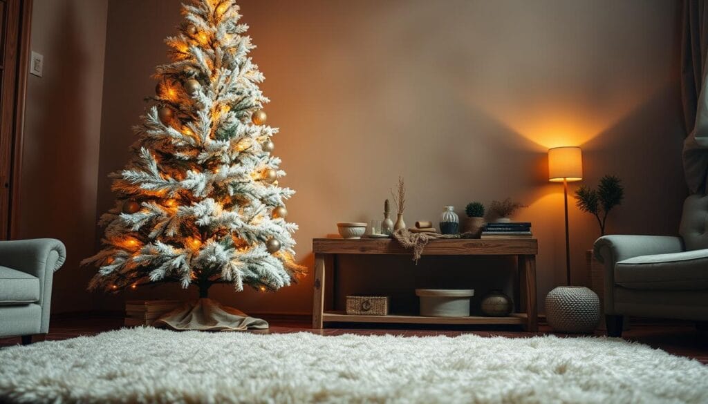 flocked Christmas tree inspiration
