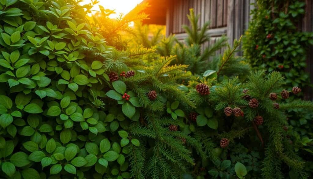fresh greenery