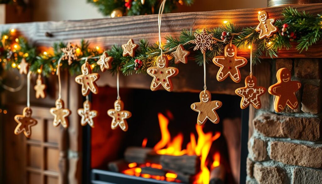 gingerbread garland diy