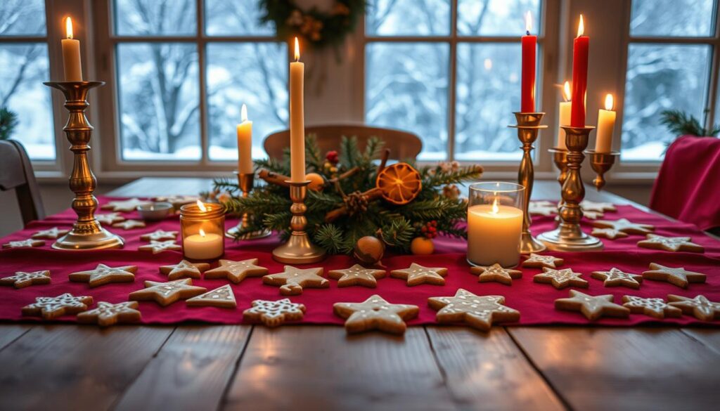 gingerbread table settings