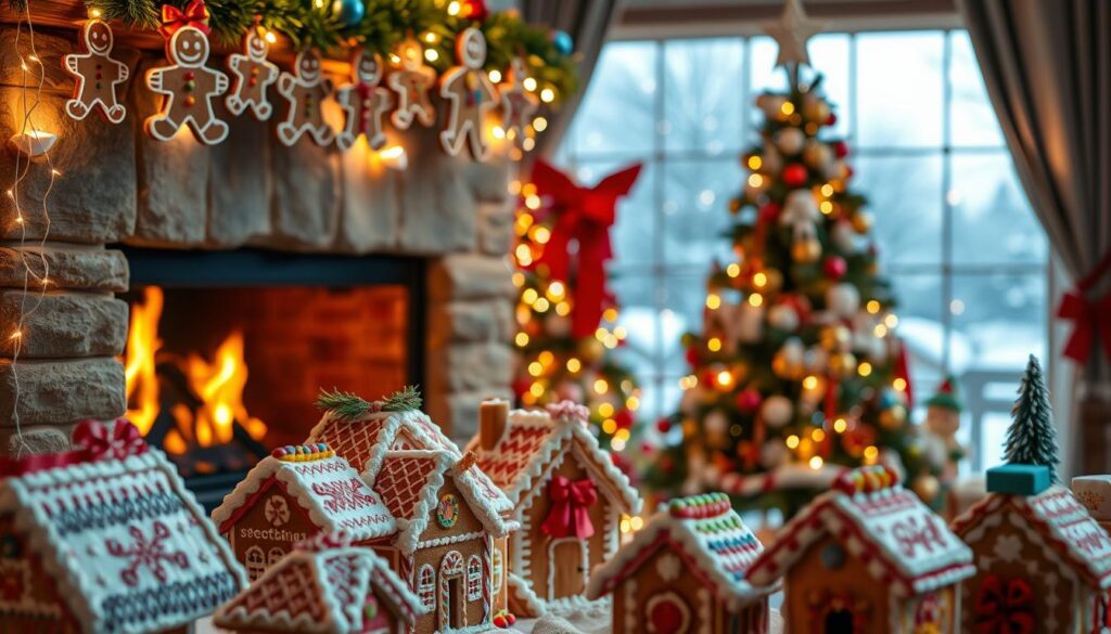 gingerbread-themed holiday decor