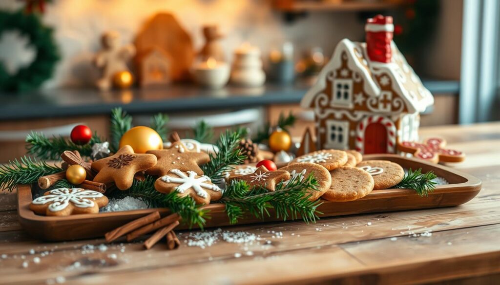 gingerbread tray display