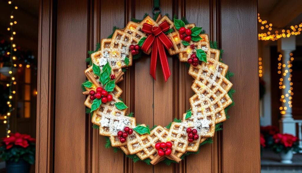 gingerbread wreath christmas decor ideas