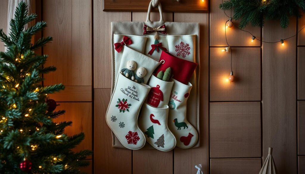 heirloom felt stocking advent calendar
