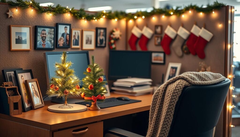 holiday cubicle decor