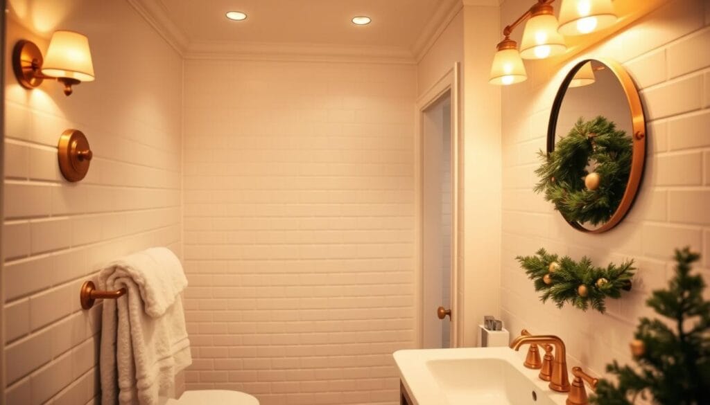 holiday guest bathroom lighting