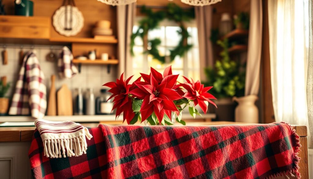 holiday kitchen textiles