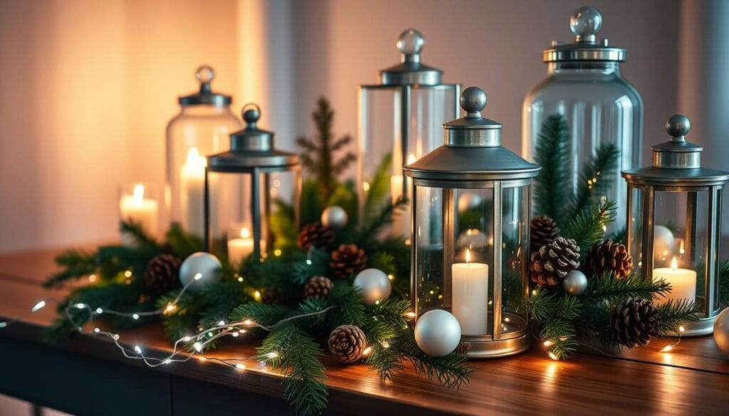 holiday lantern centerpiece ideas