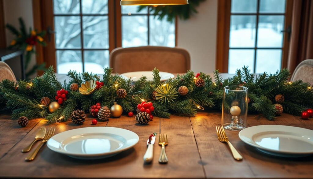 holiday tabletop decor