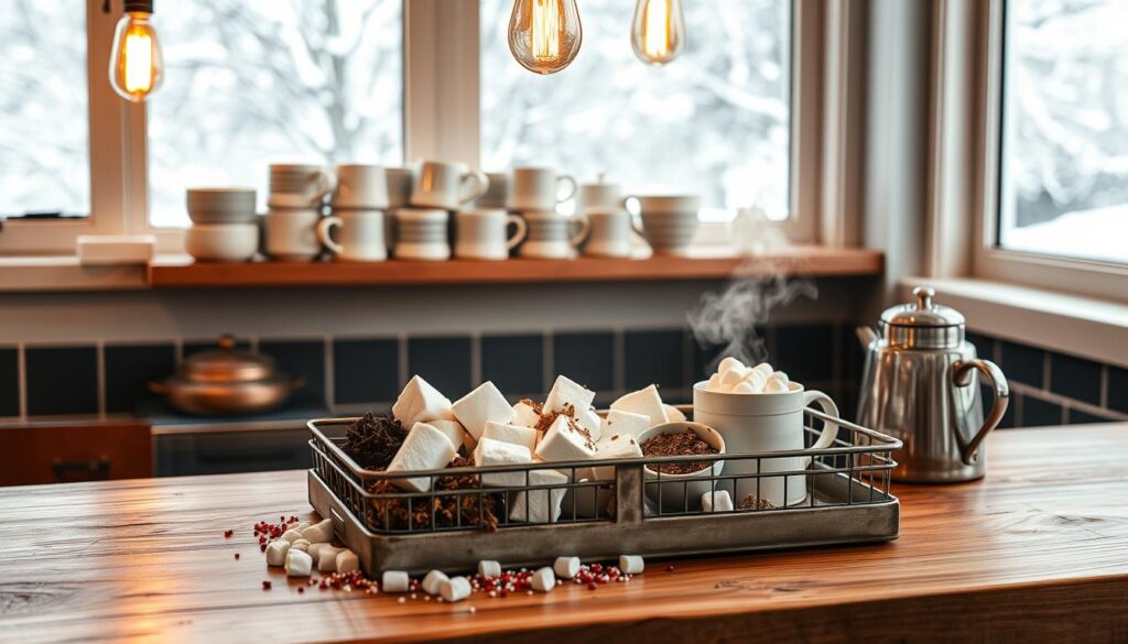 hot cocoa station display