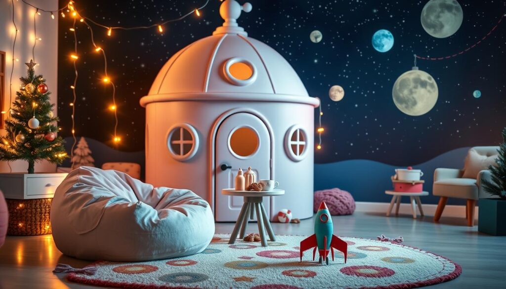 kid-friendly holiday space