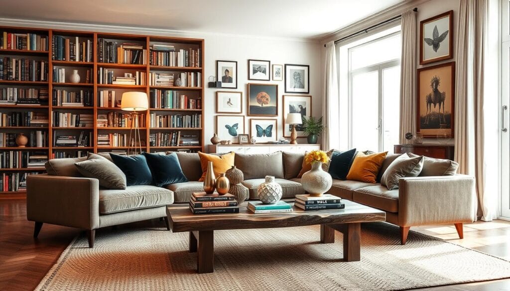 layered home decor