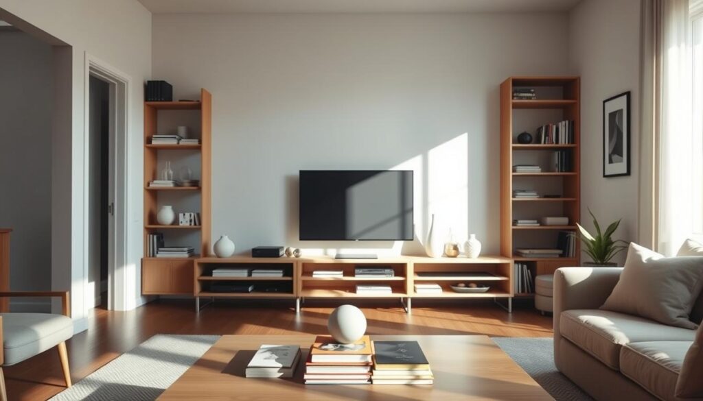 living room decluttering