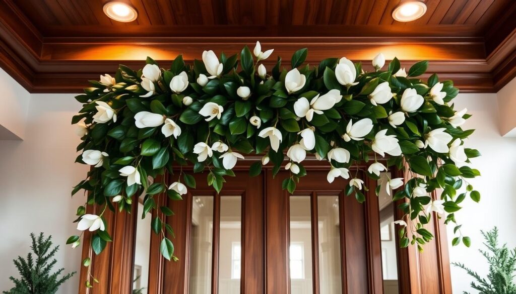 magnolia leaf garland