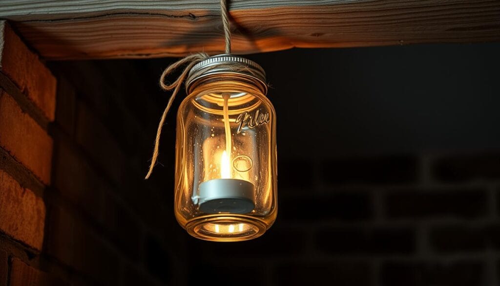 mason jar lighting