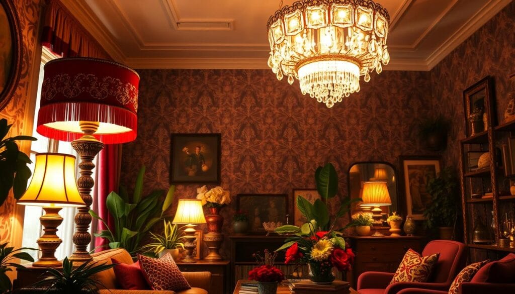 maximalist style lighting