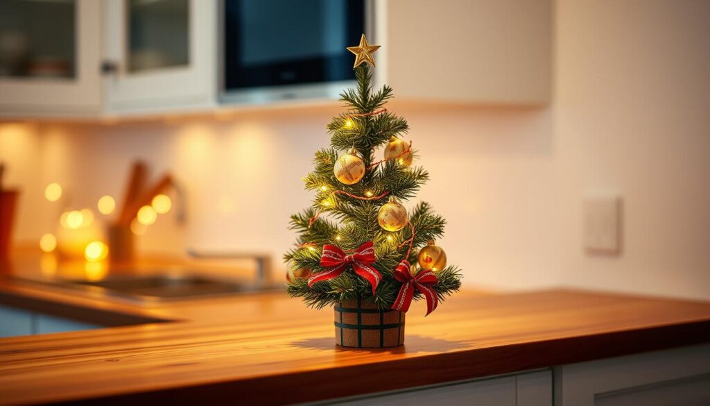 mini christmas tree decor