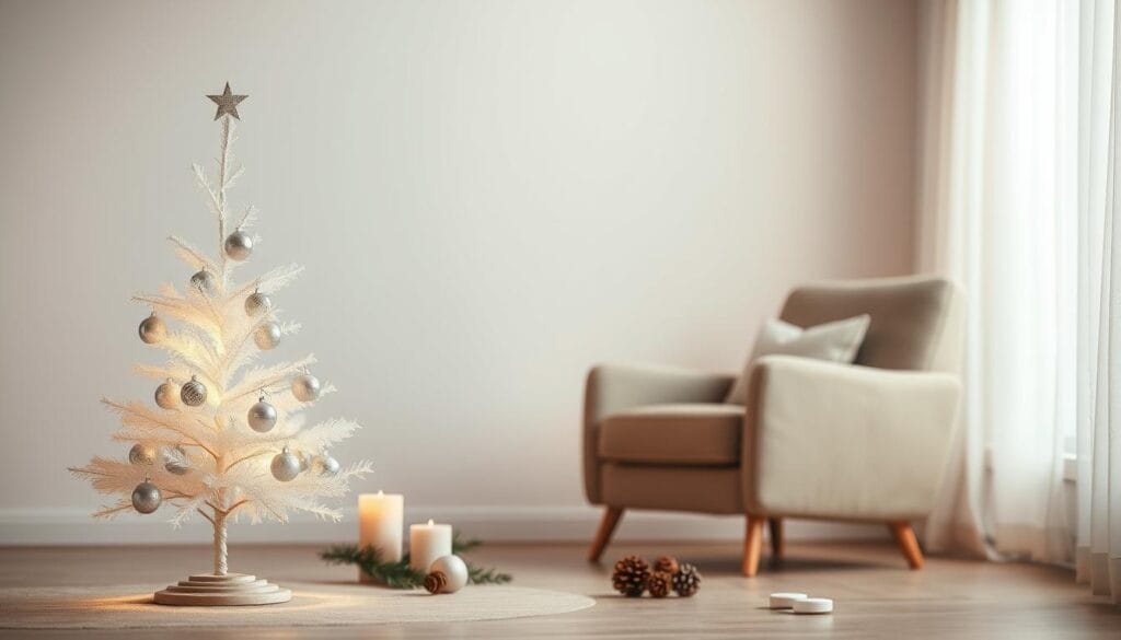 minimalist Christmas decor