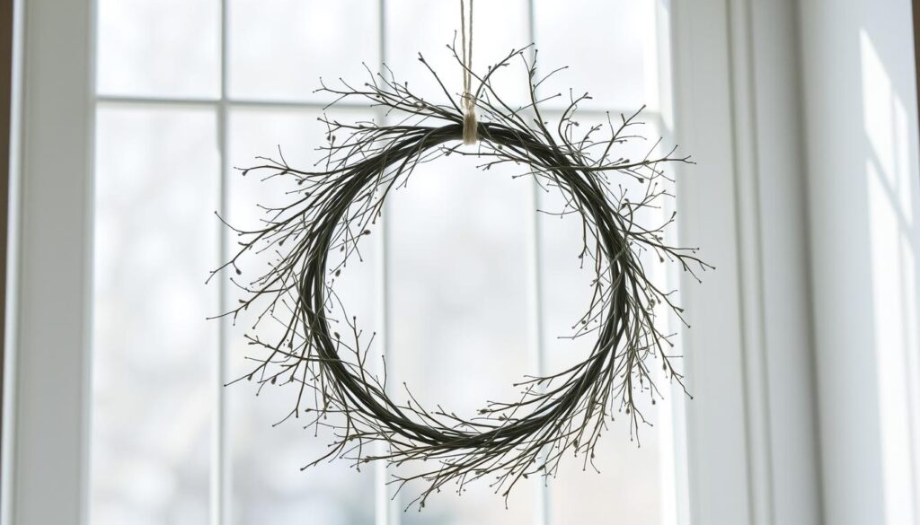 minimalist christmas wreath