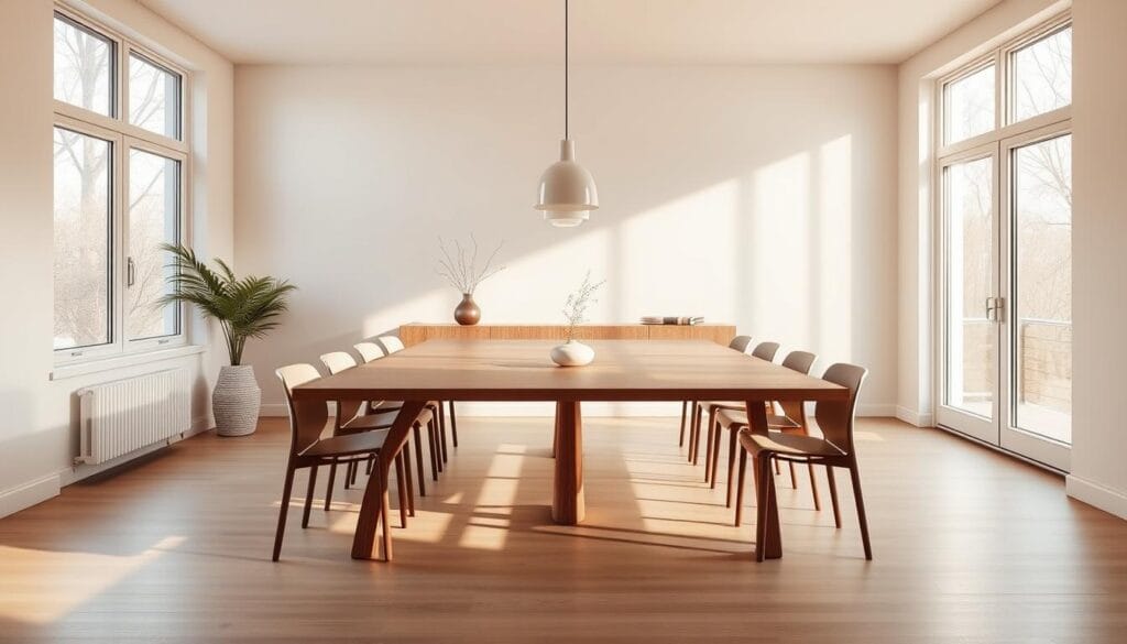 minimalist dining room