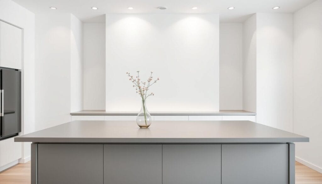 minimalist kitchen island decor