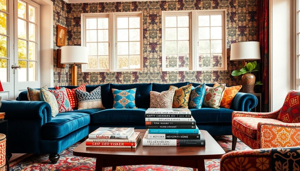 mixing patterns and textures