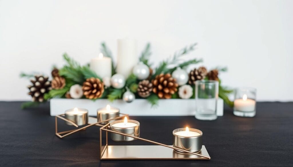 modern Christmas centerpiece ideas