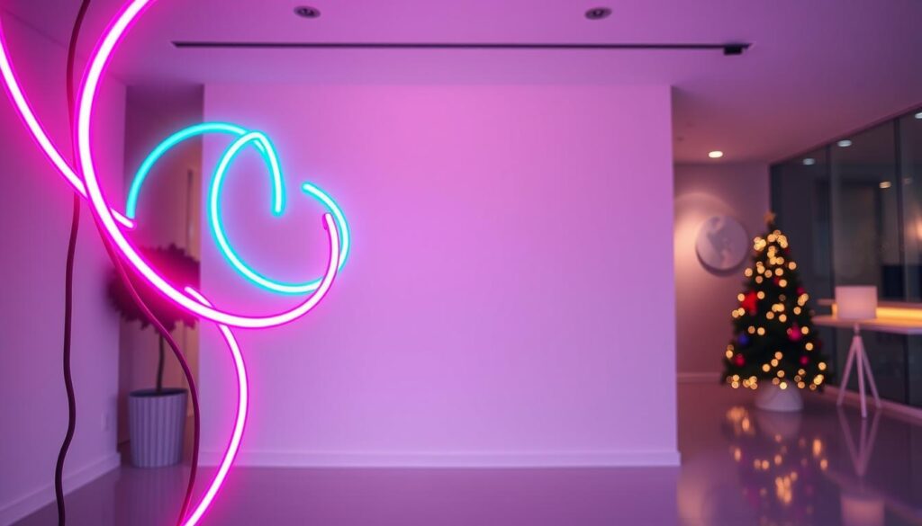 modern led neon sign display