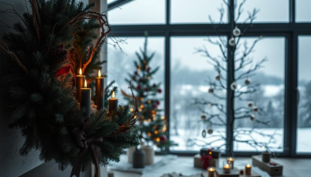 modern moody Christmas design trends