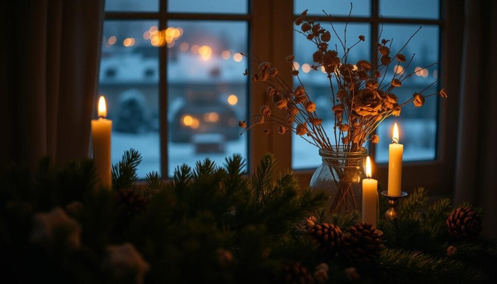 moody winter decorations